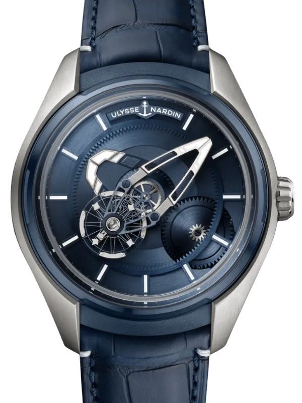 Ulysse Nardin Freak X Ti Blue Titanium 43mm Leather Strap 2303-270/03