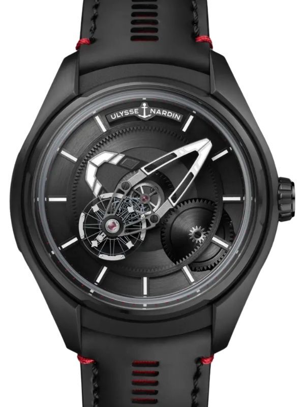 Ulysse Nardin Freak X Ti Black Titanium 43mm Leather Strap 2303-270.1/BLACK
