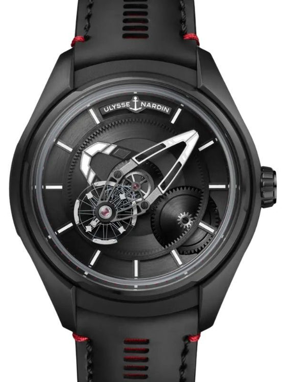 Ulysse Nardin Freak X Ti Black Titanium 43mm Leather Strap 2303-270.1/BLACK