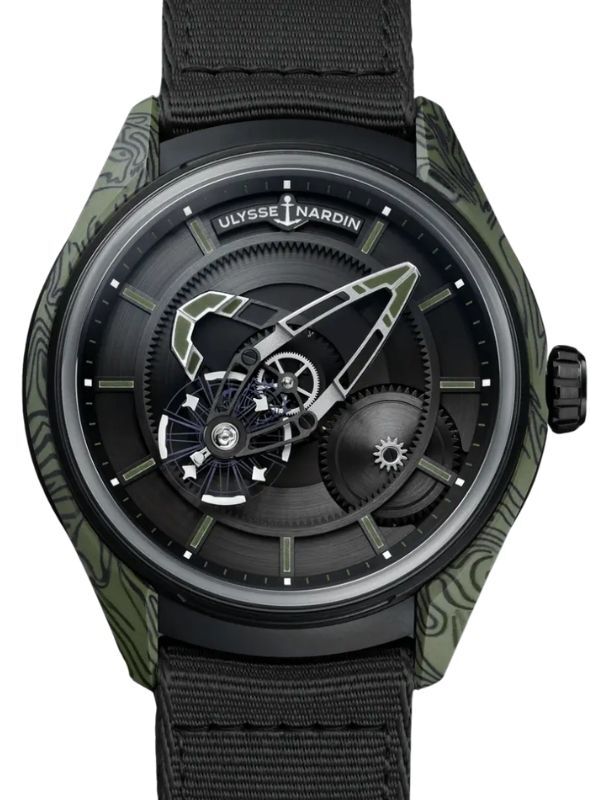 Ulysse Nardin Freak X Ops Titanium/Carbon 43mm Black Dial Fabric Strap 2303-270-2A-KAKI/0A