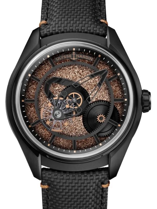 Ulysse Nardin Freak X Crystalium Titanium 43mm Gold Coating Dial Rubber Strap 2303-270-4A/3A