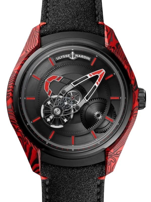 Ulysse Nardin Freak X Magma Carbon 43mm Black Dial Leather Strap 2303-270/MAGMA-BQ