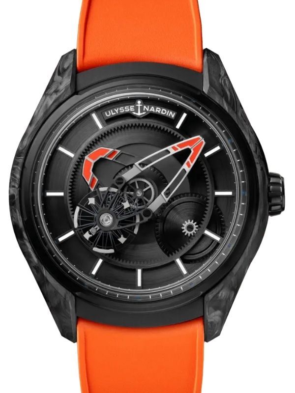 Ulysse Nardin Freak X Gumball 3000 Limited Edition Titanium/Carbon 43mm Black Dial Rubber Strap 2303-270LE-2A-GUM/3A