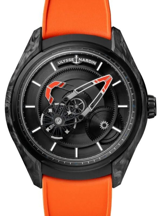 Ulysse Nardin Freak X Gumball 3000 Limited Edition Titanium/Carbon 43mm Black Dial Rubber Strap 2303-270LE-2A-GUM/3A