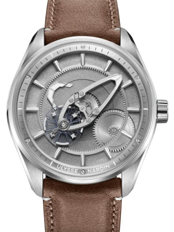 Ulysse Nardin Freak X Grey Steel 41mm Grey Dial Leather Strap 2323-500-1A/0A