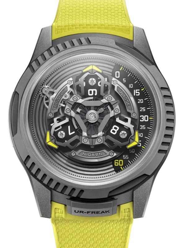 Ulysse Nardin UR-FREAK Limited Edition Titanium 44mm Skeleton Dial Rubber Strap 2413-500LE-2A-UR/3B