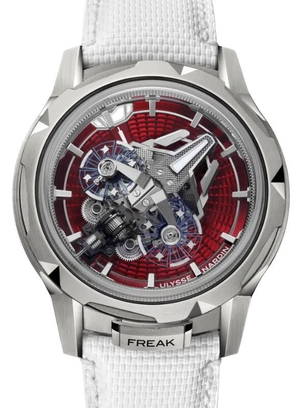 Ulysse Nardin Freak S Enamel Titanium 45mm Red Dial Rubber Strap 2513-500LE-6AE-RED/3A