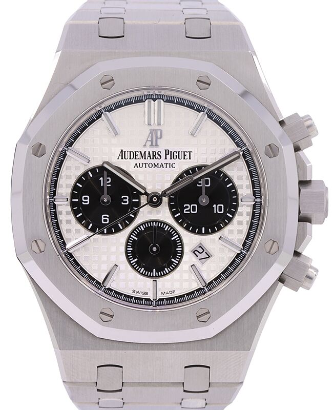 Audemars Piguet Royal Oak "Panda" Chronograph Steel Silver White Index 41mm Steel Bracelet 26331ST.OO.1220ST.03