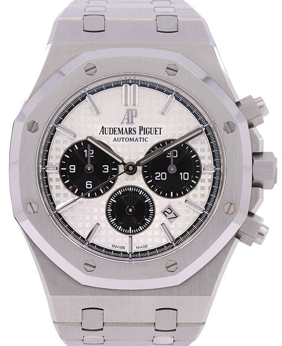 Audemars Piguet Royal Oak "Panda" Chronograph Steel Silver White Index 41mm Steel Bracelet 26331ST.OO.1220ST.03