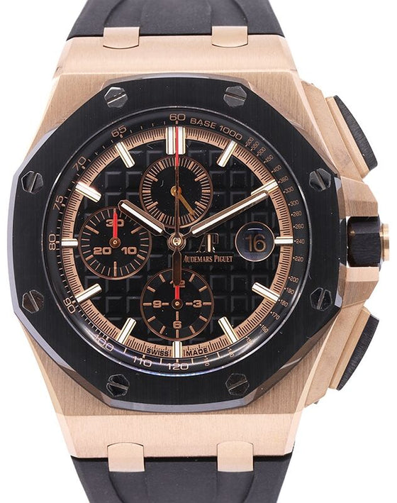 Audemars Piguet Royal Oak Offshore Chronograph Rose Gold Ceramic 44mm Black 26401RO.OO.A002CA.02