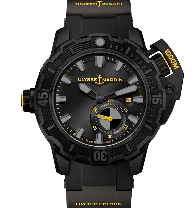 Ulysse Nardin Diver Deep Dive One More Wave 46mm Titanium Black Dial 3203-500LE-3/BLACK-OMW