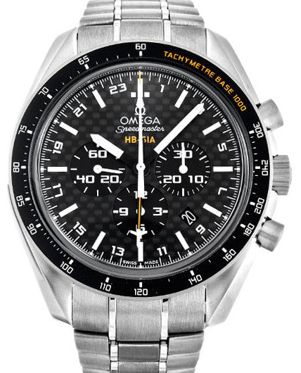 Omega 321.90.44.52.01.001 Speedmaster HB-SIA Co-Axial GMT Chronograph Numbered Edition 44.25mm Carbon Fiber Titanium