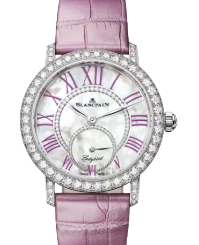 Blancpain Ladybird Colors White Gold 34.9mm Mother of Pearl Dial 3661 1954 55B