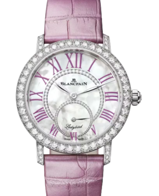 Blancpain Ladybird Colors White Gold 34.9mm Mother of Pearl Dial 3661 1954 55B