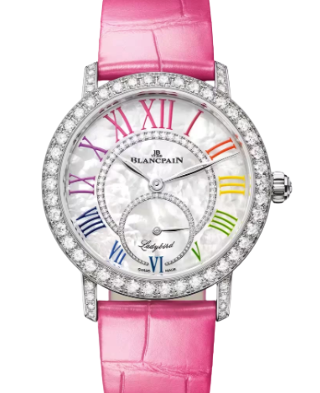 Blancpain Ladybird Colors White Gold 34.9mm Mother of Pearl Dial 3661A 1954 95B