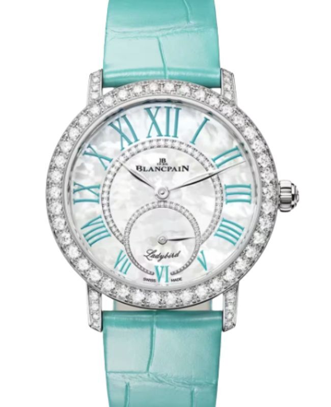 Blancpain Ladybird Colors White Gold 34.9mm Mother of Pearl Dial 3661B 1954 55B