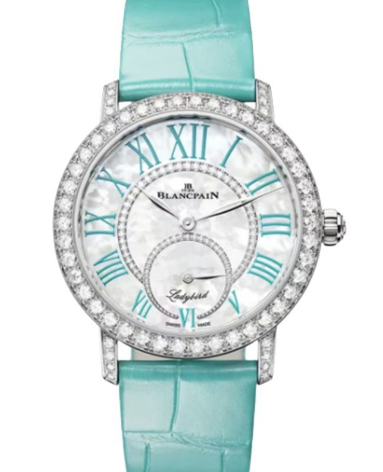 Blancpain Ladybird Colors White Gold 34.9mm Mother of Pearl Dial 3661B 1954 55B