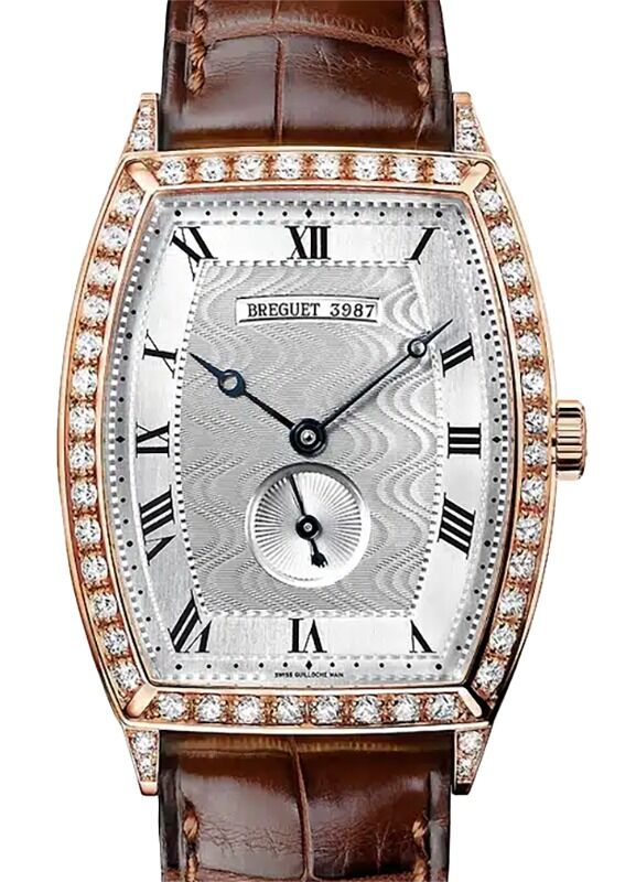 Breguet Heritage Automatic Rose Gold/Diamonds Silver Dial 3661BR/12/984 DD00