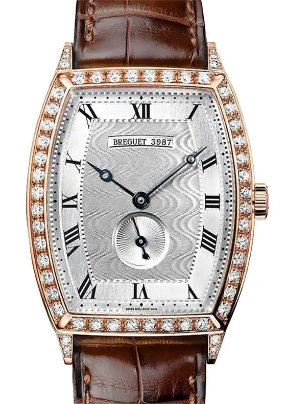 Breguet Heritage Automatic Rose Gold/Diamonds Silver Dial 3661BR/12/984 DD00