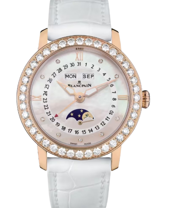 Blancpain Ladybird Quantième Complet Red Gold 35mm Mother of Pearl Dial 3663 2954 55B