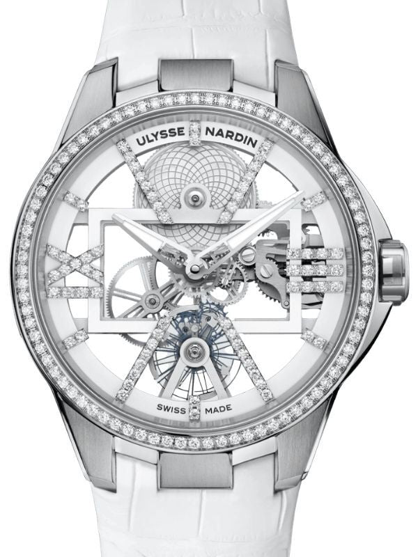 Ulysse Nardin Blast Skeleton X Titanium Diamond 42mm Skeleton Dial Leather Strap 3713-260B/00