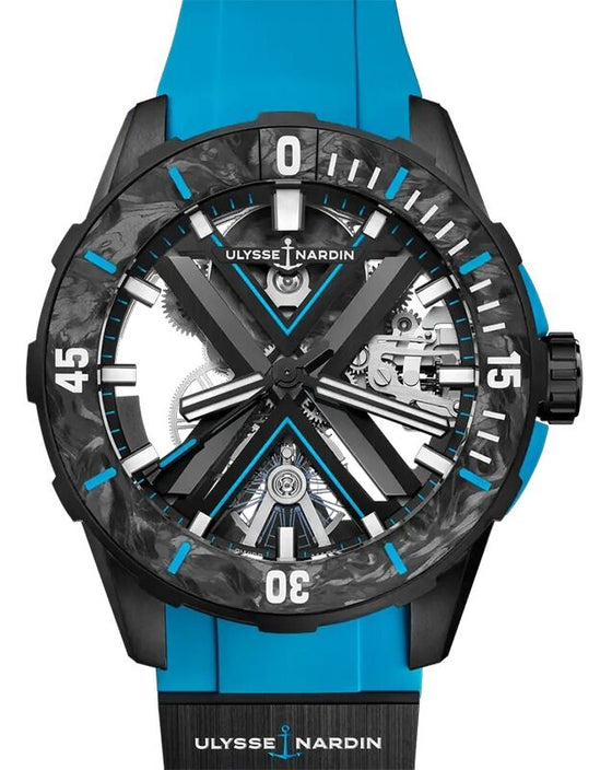 Ulysse Nardin Diver X Skeleton Azure 44mm Titanium/Carbon Composite 3723-170-2B/3A