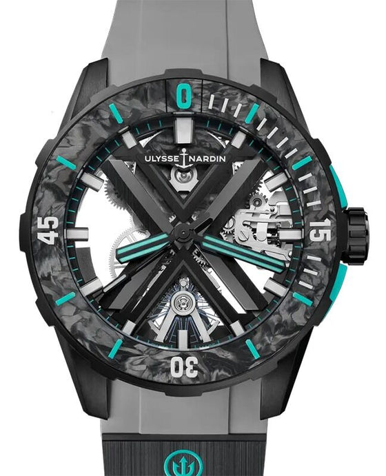 Ulysse Nardin Diver Skeleton One More Wave 44mm Titanium/Carbon 3723-170LE-2A-OMW/3A