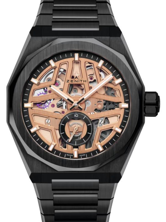 Zenith Defy Skyline Skeleton Ceramic 41mm Gold-Toned Dial 49.9300.3620/07.I001