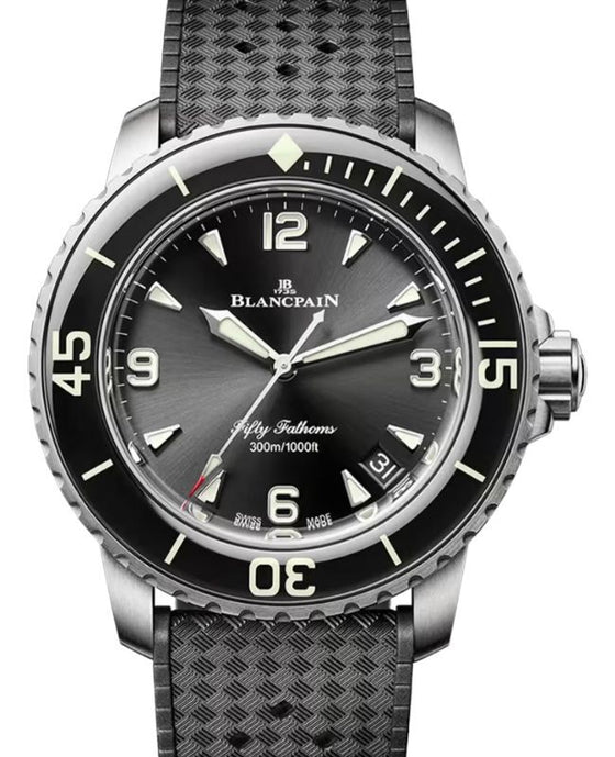 Blancpain Fifty Fathoms Automatique Titanium Sapphire Bezel 42.30mm Black Dial 5010 12B30 B64B