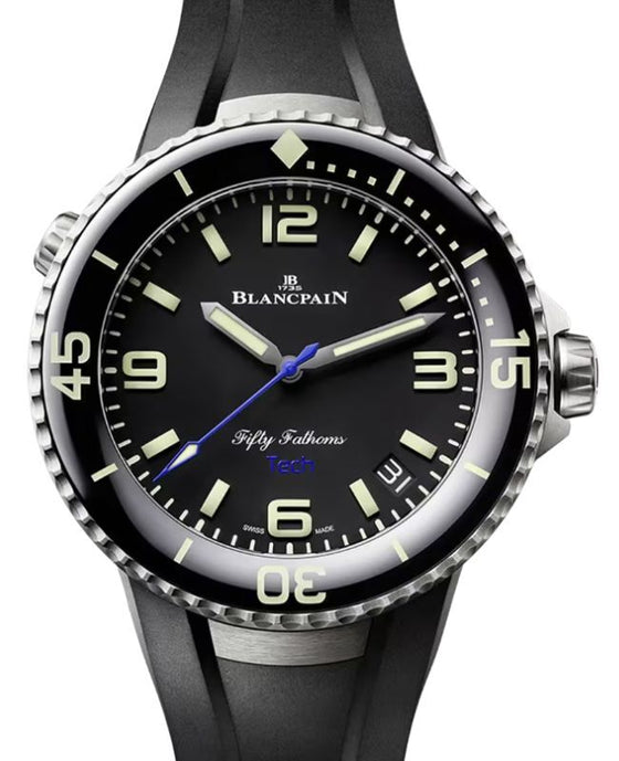 Blancpain Fifty Fathoms Tech Ocean Commitment IV Limited Edition Titanium 45mm Black Dial 5029A 12B30 64A