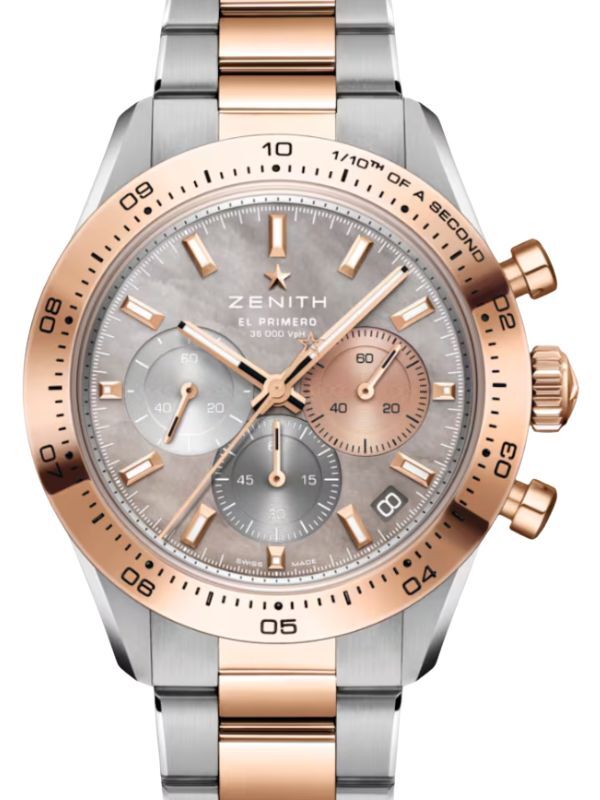 Zenith Chronomaster Sport Steel Rose Gold 41mm Mother of Pearl Dial 51.3102.3600/01.M3100