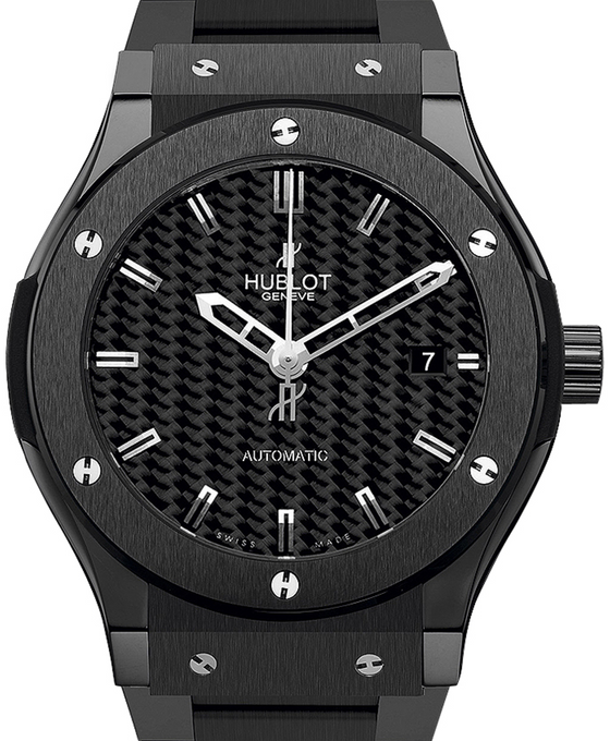 Hublot Classic Fusion 511.CM.1770.CM Carbon Fiber Index Black Ceramic 45mm