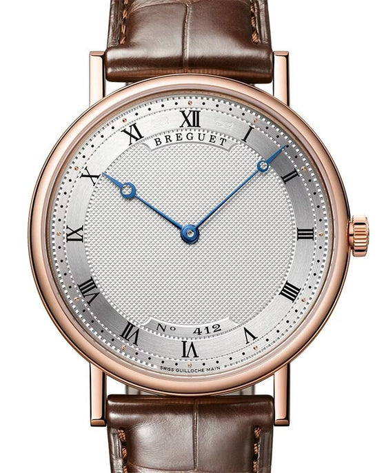 Breguet Classique 5157 Rose Gold 38mm/Leather Silvery Dial 5157BR/11/9V6