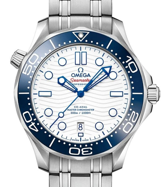 Omega Seamaster Diver 300m Co-Axial Master Chronometer 42mm Stainless Steel White Dial 522.30.42.20.04.001