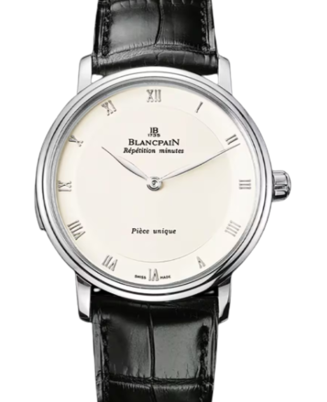 Blancpain Villeret Répétition Minutes White Gold 38mm Opaline Dial 6033 1542 55B