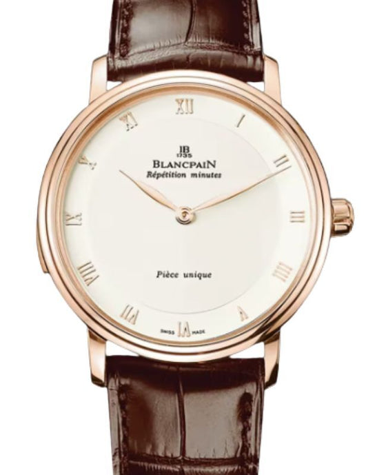 Blancpain Villeret Répétition Minutes Red Gold 38mm Opaline Dial 6033 3642 55B