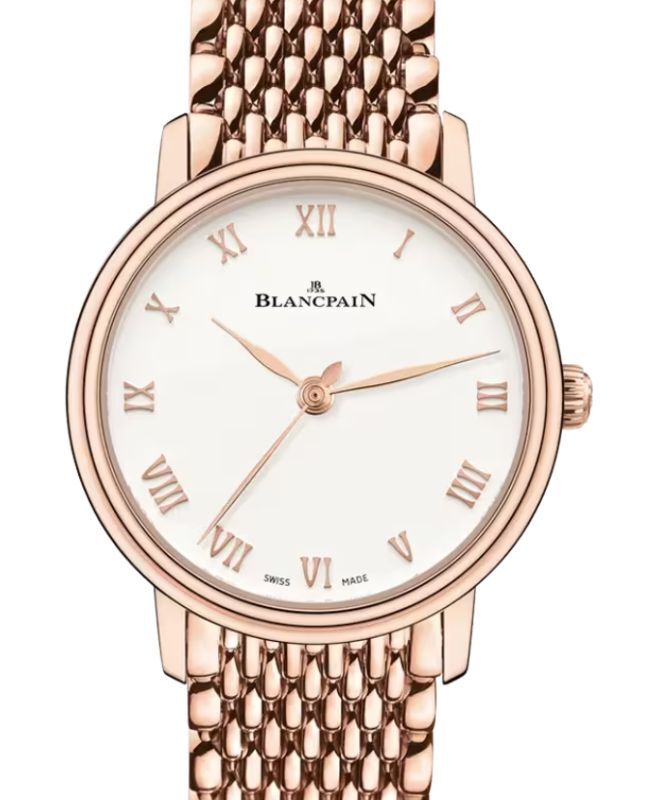 Blancpain Villeret Ultraplate Red Gold 29mm Opaline Dial 6104 3642 MMB