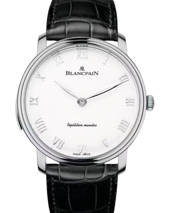 Blancpain Villeret Répétition Minutes White Gold 40mm Opaline Dial 6635 1542 55B