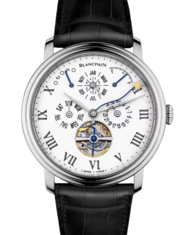 Blancpain Villeret Équation du Temps Marchante Platinum 42mm White Dial 6638 3431 55B