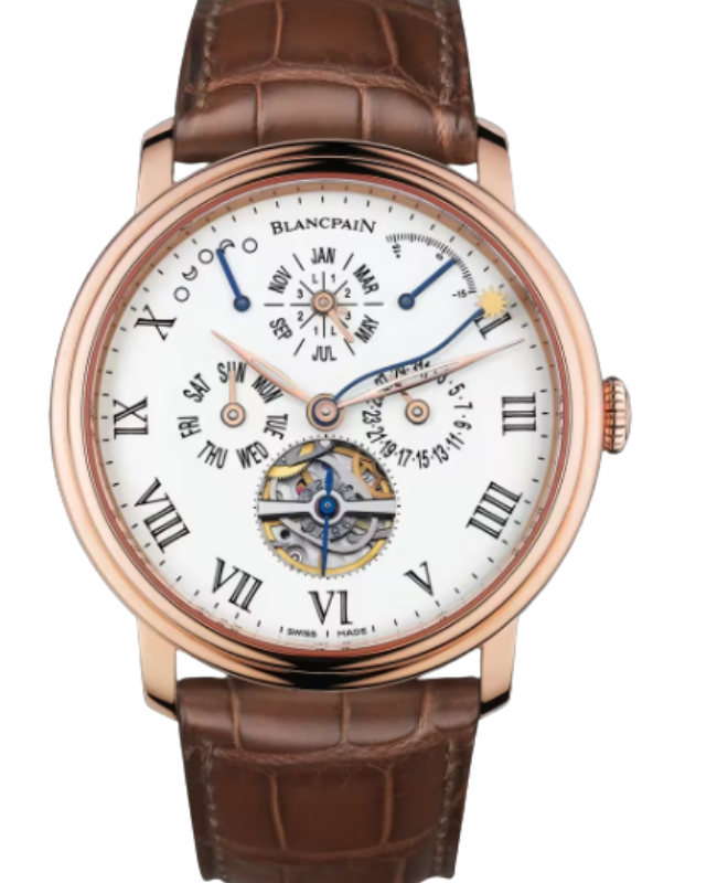 Blancpain Villeret Équation du Temps Marchante Red Gold 42mm White Dial 6638 3631 55B