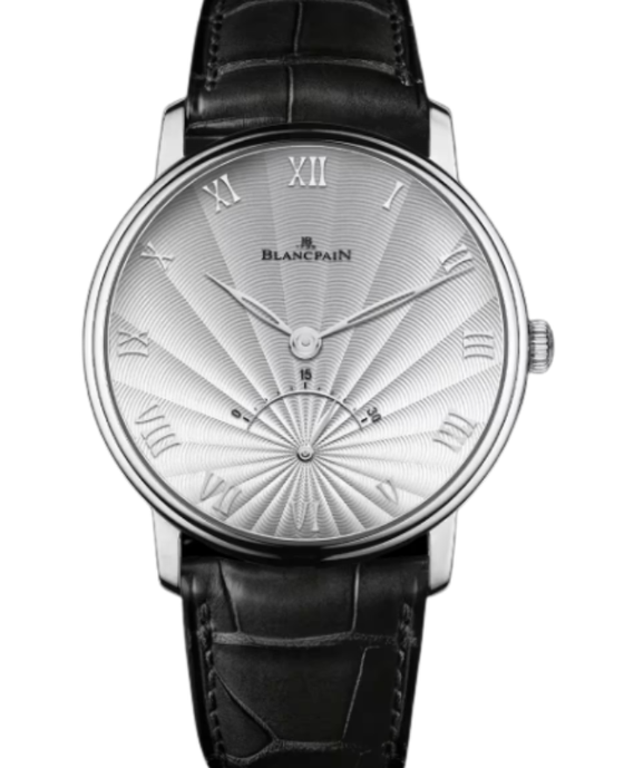 Blancpain Villeret Ultraplate White Gold 40mm Opaline Dial 6653 1542 55B