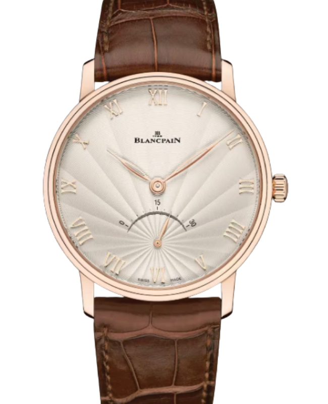 Blancpain Villeret Ultraplate Red Gold 40mm Opaline Dial 6653 3642 55B