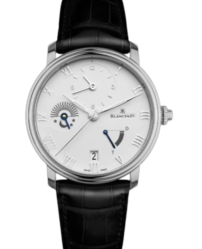 Blancpain Villeret Demi-Fuseau Horaire Steel 40mm White Dial 6660 1127 55B