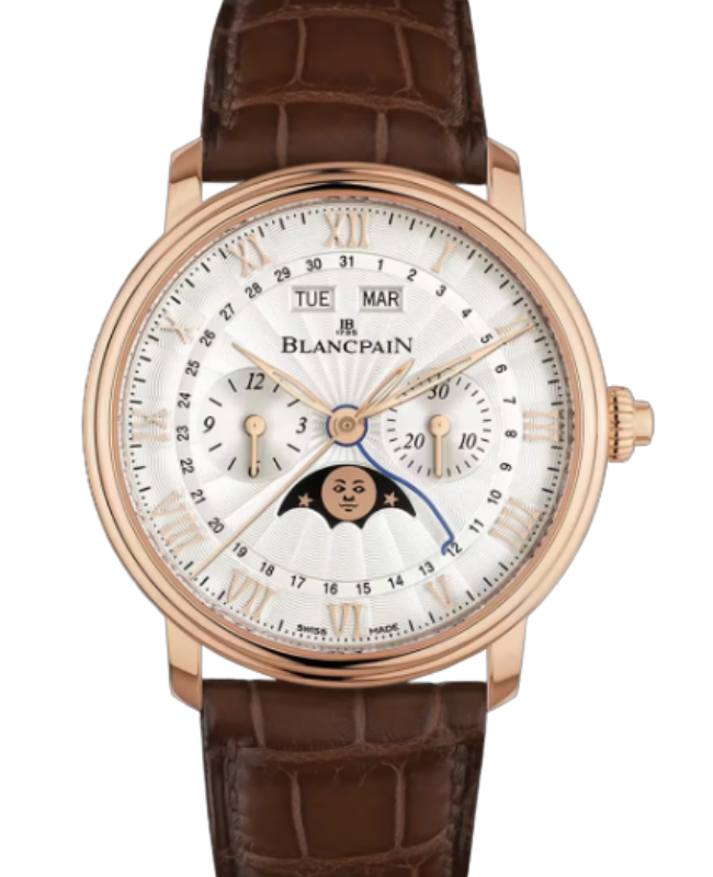 Blancpain Villeret Chronographe Monopoussoir Red Gold 40.3mm Opaline Dial 6685 3642 55B