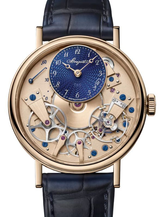 Breguet Tradition Seconde Rétrograde 7035 Breguet Gold 38mm Blue Dial 7035BH/H2/9V6