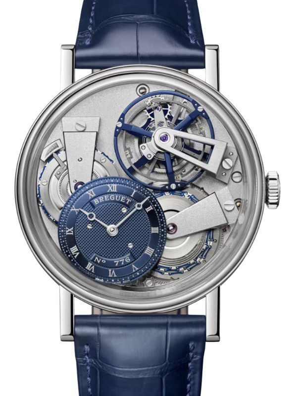 Breguet Tradition Tourbillon 7047 Platinum 41mm Blue Dial 7047PT/1Y/9ZU