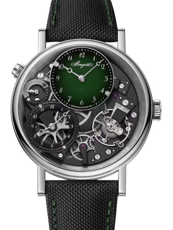Breguet Tradition GMT 7067 Platinum 40mm Green Dial 7067PT/NM/5W6