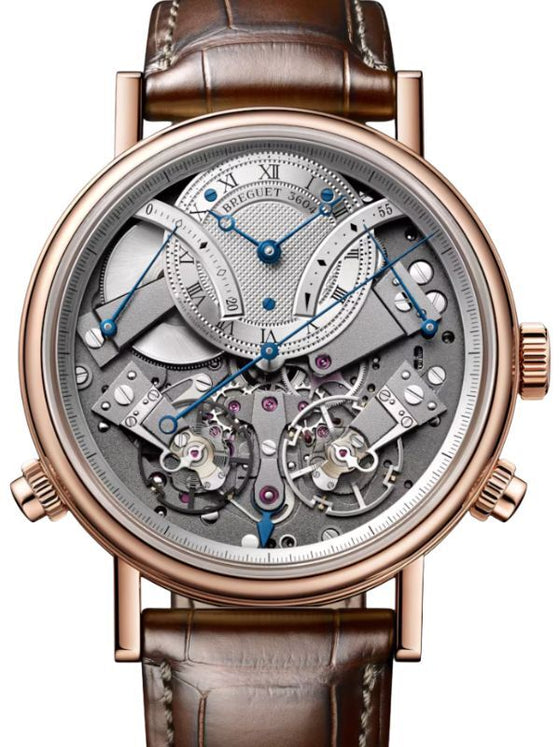 Breguet Tradition Chronographe 7077 Rose Gold 44mm Silver Dial 7077BR/G1/9XV