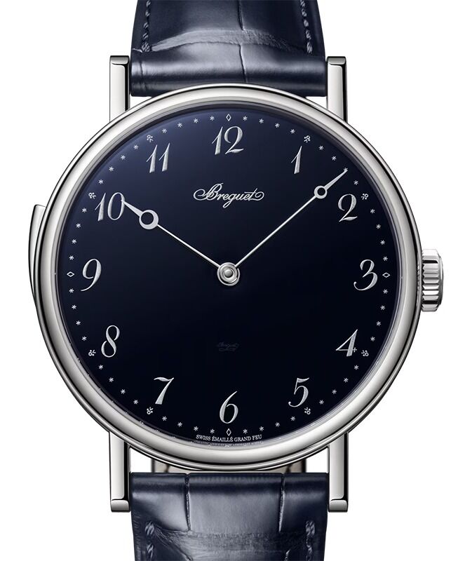 Breguet Classique Repetition Minutes 7637 White Gold 42mm/Leather Blue Dial 7637BB/2Y/9ZU