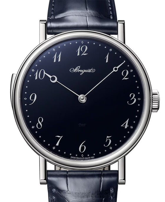 Breguet Classique Repetition Minutes 7637 White Gold 42mm/Leather Blue Dial 7637BB/2Y/9ZU